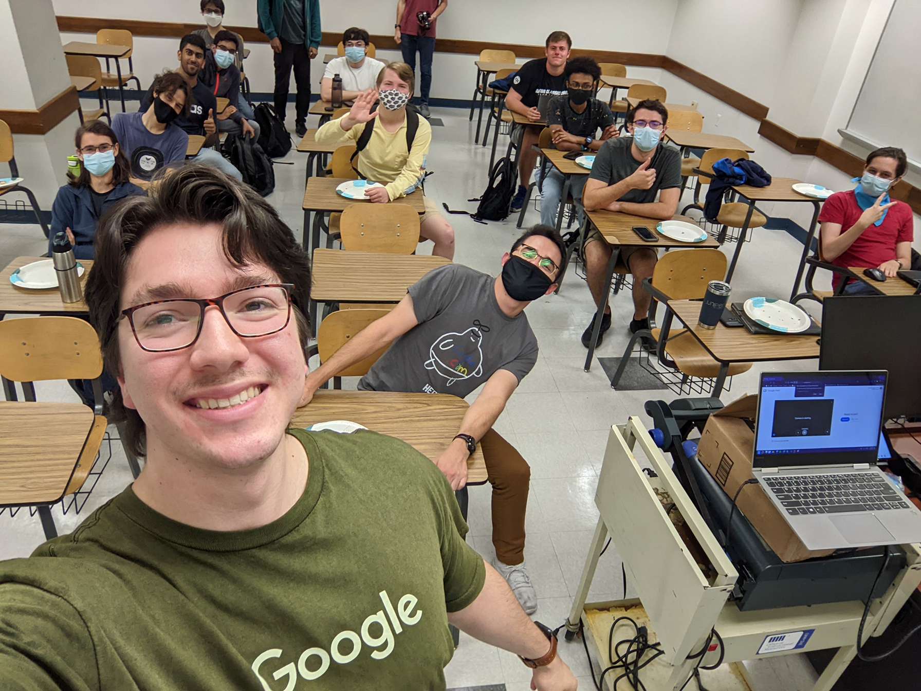 SSD members (about 20) at our Fall 2022 meeting with Google.